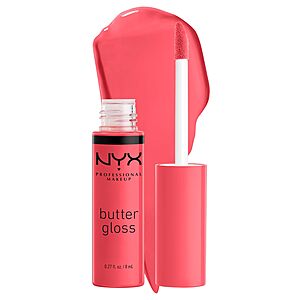 NYX Professional Makeup Butter Gloss Lip Gloss (Assorted Colors) $2.72 w/ S&S + Free Shipping w/ Prime or on $35+