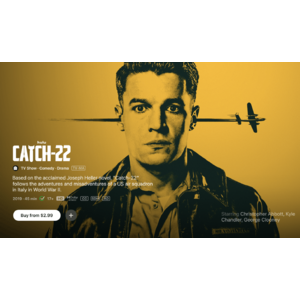 AppleTV: $4.99 Sale for Catch-22 miniseries