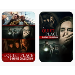 Sale for A Quiet Place 3-Movie Collection ($9.99) and Double Feature ($7.99)
