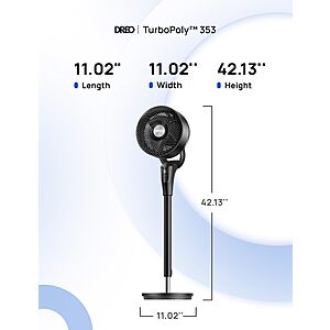 Title: DREO 2026 Upgraded 42" Oscillating Pedestal Fan $64.99 (Reg. $79.99) at Amazon