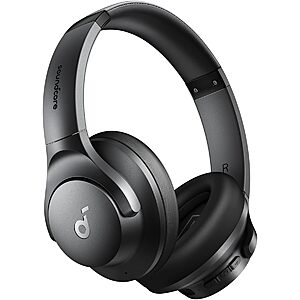 Soundcore by Anker Q20i Hybrid Active Noise Cancelling Headphones, Black $39.97