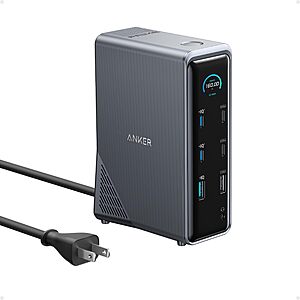 Anker Prime 14-Port Docking Station 160W Dual 4K Display Hub $170