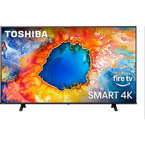 TOSHIBA 43" Class C350 Series LED 4K UHD Smart Fire TV, Voice Remote with Alexa, Free &amp; Live TV $159.99