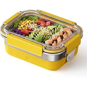 41oz Fenger Stainless Steel Lunch Box with Removable Divider and Silicone Holder (Various Colors) $15.99 + Free Shipping w/Prime or $35+