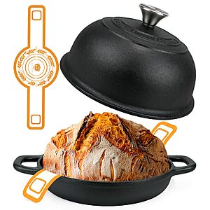 5QT Pre-Seasoned Cast Iron Dutch Oven $28.04 + Free Shipping w/ Prime or over $35+