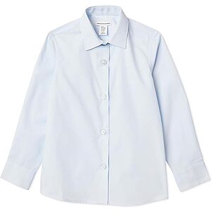 Amazon Essentials Girls' Regular Fit Easy Iron Long Sleeve School Shirts $9.11