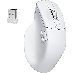 Keychron M6 Mouse 8K (White/Black) $55.99
