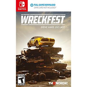 Wreckfest (Nintendo Switch, Code in Box) $12.99 + Free S&H w/ Prime or $35+