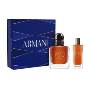 2-Piece Armani Beauty Men's Stronger With You Intensely EDP Set (Full & Travel Sized) $77