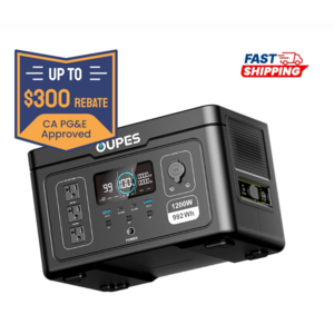 OUPES Exodus 1200 992Wh 1200W LiFePO4 Portable Power Station $236.55 + Free Shipping