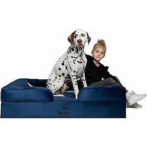 NOAH & PAW XL Orthopedic Dog Bed w/ Cooling Gel Memory Foam (Navy or Dk. Green) (45" x 35" x 11") $54.16 + Free Shipping
