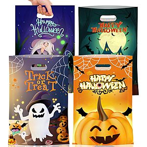 50-Pack Halloween Treat Bags w/ Handles $2.99 + Free Shipping w/ Prime or on $35+