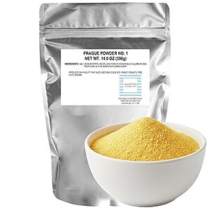 14-Oz Hampton Distribution Prague Powder #1 Curing Salt $6.29 w/ S&S + Free Shipping w/ Prime or on $35+
