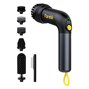 [Prime] Fanttik G9 Handy Cordless Electric Spin Scrubber w/ 5 Brush Heads & LED Display (Black or White) $35.99 + Free Shipping
