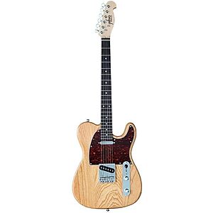 Indio by Monoprice Retro DLX Plus Solid Ash Electric Guitar w/ Gig Bag (Natural) $134.99 + Free Shipping