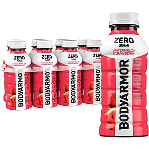 8-pk 12-oz BODYARMOR Zero Sugar Drink (Watermelon) $4.87 w/ S&S @Amazon
