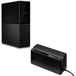 4TB WD My Book USB 3.0 External Hard Drive + APC UPS Battery Backup $144.98 + Free Shipping
