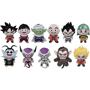 Dragon Ball Z Plush Bag Clip Series 1 – Plush Blind Bag (ONE Random Character) – 5" Collectible Bag Clip Keychain/Backpack Accessory | Official Licensed Merchandise