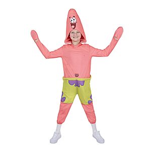 SpongeBob SquarePants Kids' Onesie Premium Costume Bodysuit (Patrick, MEdium) $7.69 + Free Shipping w/ Prime or on $35+