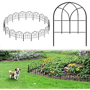 19-Pack Promitop 16.5" x 20' Rustproof Metal No-Dig Garden Border Fence (Black) $24.49 + Free Shipping w/ Prime or on $35+