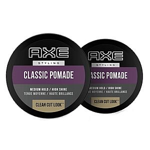2-Pack 2.64-Ounce Axe Clean Cut Look Classic Hair Pomade $8.78 w/ S&S + Free Shipping w/ Prime or on $35+