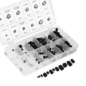 NEIKO 200-Piece Internal Hex Allen Set Screw Assortment Kit w/ Coarse & Fine Thread $11.69 + Free Shipping w/ Prime or on $35+