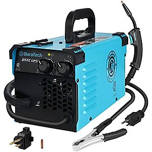Prime Members: DURATECH 125A 120V MIG Flux Core Welder w/ Wire Feed & Welding Gun $47.60 + Free Shipping