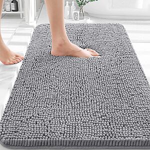 30x20" Chenille Bathroom Rug (Grey) $9.37 + Free Shipping w/ Prime or on $35+