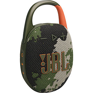 JBL Clip 5 Portable Waterproof Wireless Speaker (Camo) $44.95 + Free Shipping