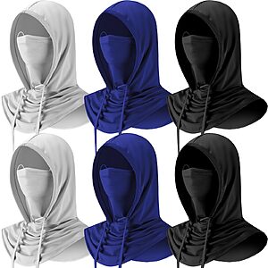 6-Pack Frienda Full-Head Face Cover Breathable Balaclava Ski Masks (Various Colors) $7.99 + Free Shipping w/ Prime or on $35+