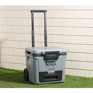 New QVC Customers: 30-Qt Wheeled Ninja FrostVault Hard Cooler w/ Dry Zone (Birch Beige or Slate Gray) $169.98 + Free Shipping