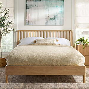 Better Homes & Gardens Lillian Spindle Bed, Queen, Natural Pine Finish - $69.60
