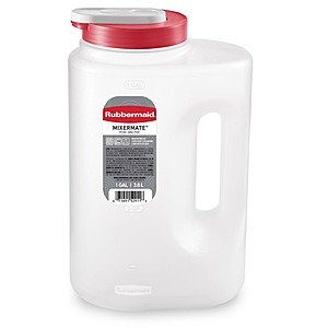 $5.47: Rubbermaid Mixermate Leak-Resistant Pitcher, Clear, 3.8 Liter (1 Gallon), Plastic at Walmart.com