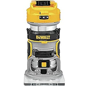 DEWALT DCW600B 20V Max XR Cordless Router, Brushless, Tool Only $124.2