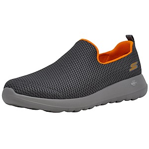 Skechers Men's Go Walk Max Slip-On (Wide, Charcoal/Orange) $39.99
