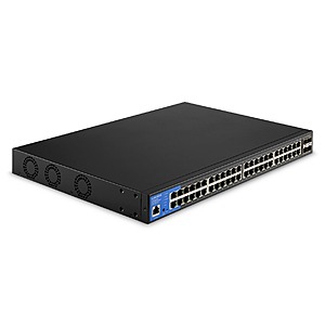 Linksys LGS352MPC 48 Port Gigabit Network PoE+ Switch @ 740W with 4 x 10G Uplink SFP+ Slots $711.36