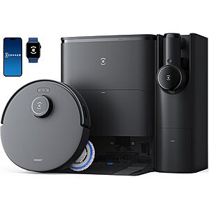 ECOVACS DEEBOT T30S Combo Robot Vacuum and Mop, All-in-One Cleaning Hub, 11000Pa $449