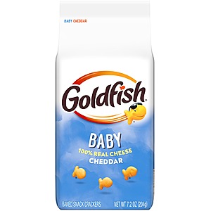 Goldfish Baby Cheddar Cheese Crackers, 7.2 Oz Bag~$1.78 After Coupon & S&S @ Amazon
