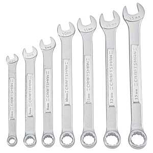 CRAFTSMAN 12 Point Metric Wrench Set 7 pc $14.99