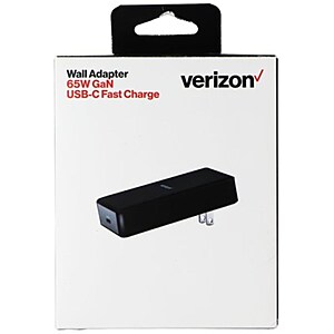 Verizon Slim 65W GaN Wall Charger (1 or 2 pack)