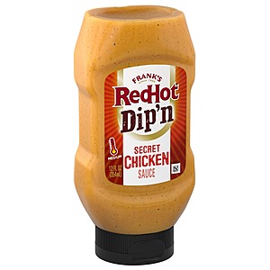 Frank's RedHot Dipping Sauce, Secret Chicken, Creamy, Tangy, Smoky Flavor 12 fl oz~$3.57 With S&S @ Amazon
