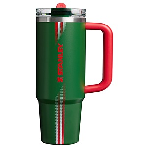 STANLEY Quencher ProTour Flipstraw Tumbler, 30 oz, Team Dark Green Red $27