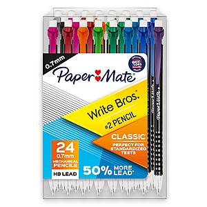 24-Count 0.7mm Paper Mate Mechanical Pencils $3.50 w/ S&S @Amazon