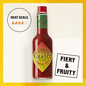 TABASCO&reg; Brand Habanero Sauce 5 Fl Oz (Pack of 1)~$3.68 With S&S @ Amazon