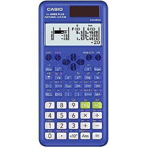 $9.79 | Casio fx-300ES Plus 2nd Edition &ndash; Standard Scientific Calculator at Amazon