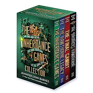 The Inheritance Games Paperback 4-Book Collection $21.26 + Free Shipping w/ Prime or on $35+