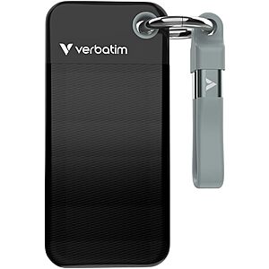 $149.99* | 1TB Verbatim Pocket SSD, Up to 1000MB/s, USB-C, USB 3.2 Gen 2 at Amazon