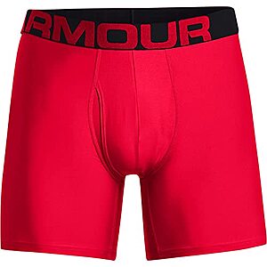 Amazon: Under Armour Men's 5X-Large 3-Pack Performance Tech 6" Boxer Briefs (Reg $35.00, ~73% Off) for $9.40