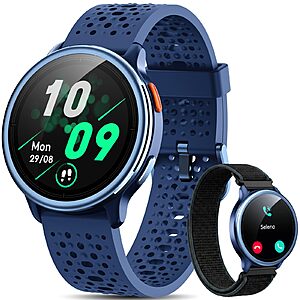 Quican Smart Watches for Women & Men, Compatible with iPhone & Android $23.19 w/ coupon and code