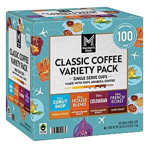 Sam's Club: Member's Mark Coffee Pods 100-ct for $25.98 (26&cent; per pod)